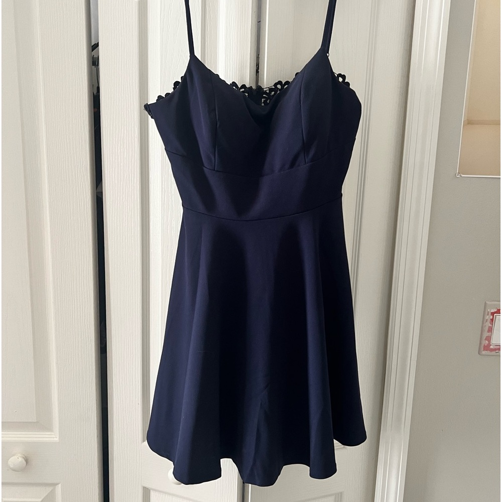 Navy Blue Hoco dress
